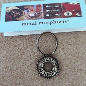 Metal Morphosis Beach House Key Chain